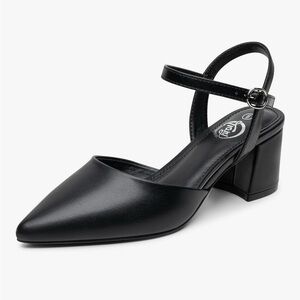 New in box Black Block Heel Shoes, size 10